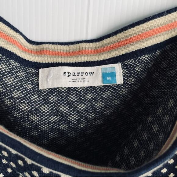 Anthropologie Sparrow Merino Wool Blend Skirt Size Medium polka dot - Picture 7 of 10